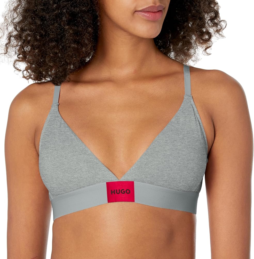 HUGO Women's Red Label Triangle Bra with Removable Padding