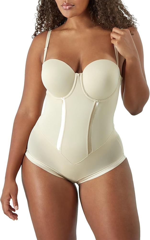 Maidenform Womens Ultra Firm Convertible Body Shaper With Built-In Underwire Bra