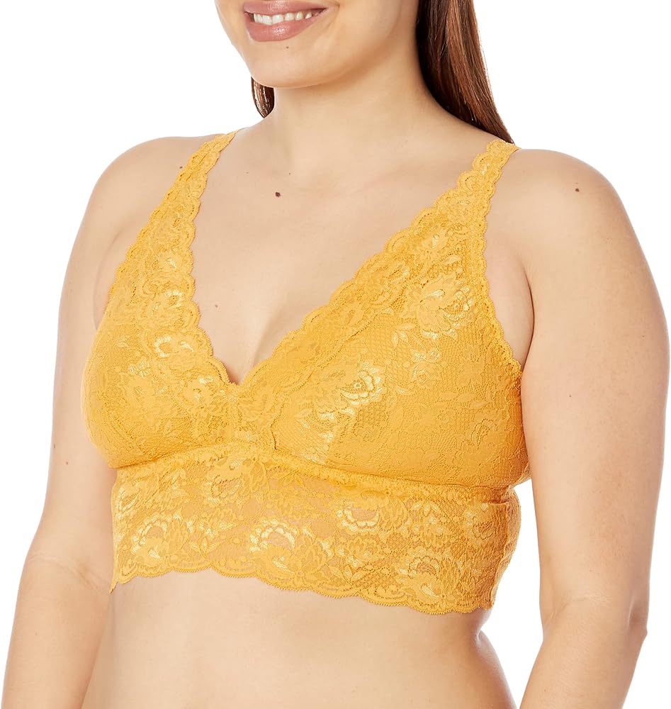 Cosabella Women's Plus Size Say Never Extended Plungie Longline Bralette